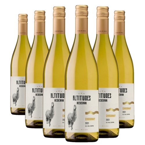 Case of 6 Altitudes Reserva Chardonnay 75cl White Wine